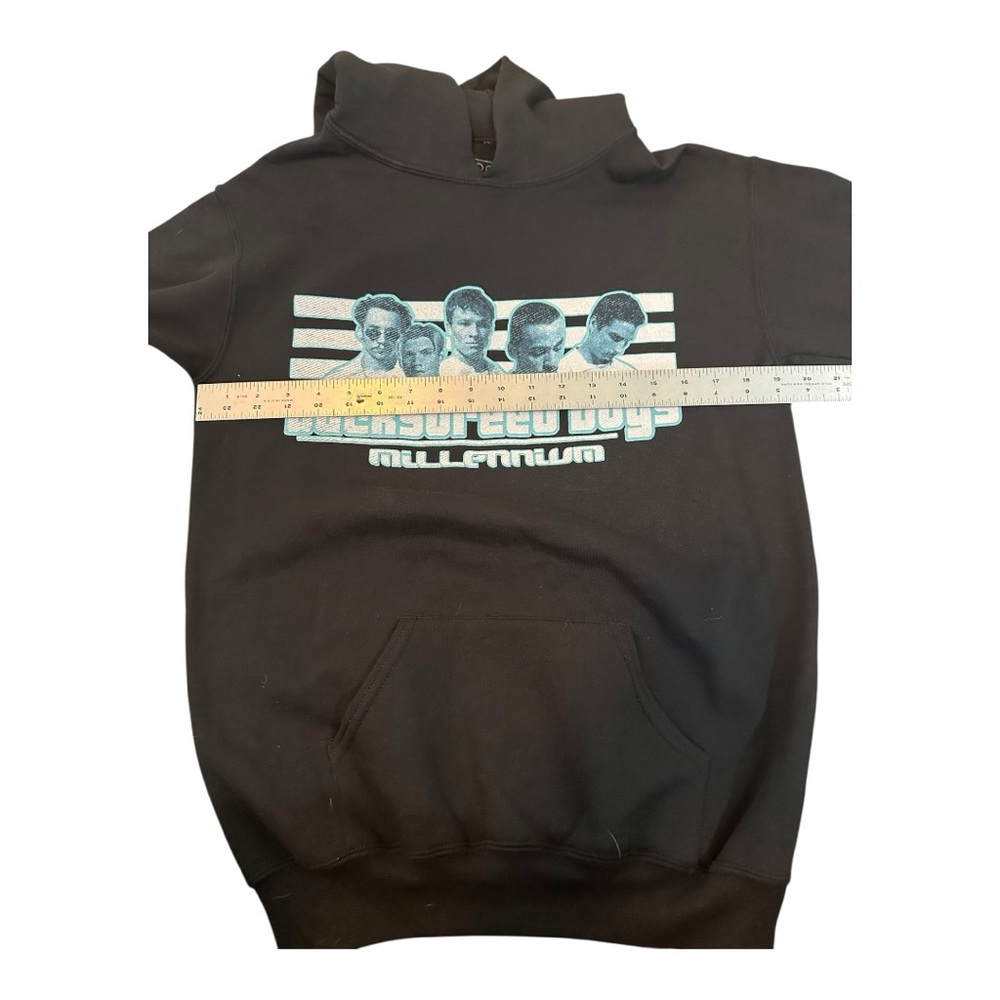 Backstreet Boys Millennium Tour Graphic Hoodie Pullover Sweatshirt Black Y2K - Picture 4 of 5